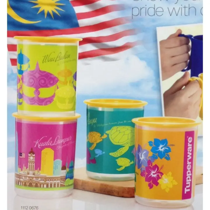 [Limited Edition] Tupperware Merdeka One Touch Set 1.25L (4)