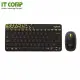 Logitech MK240 Nano Wireless Keyboard and Mouse Combo (Black/Chartreuse Yellow) (920-008202). 