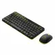 Logitech MK240 Nano Wireless Keyboard and Mouse Combo (Black/Chartreuse Yellow) (920-008202). 