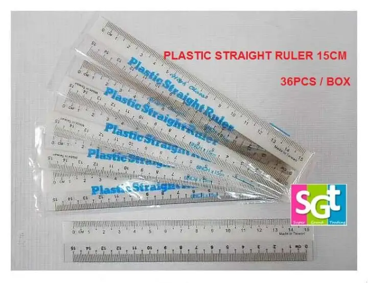 Plastic Straight Ruler 15cm 36 S Box Lazada