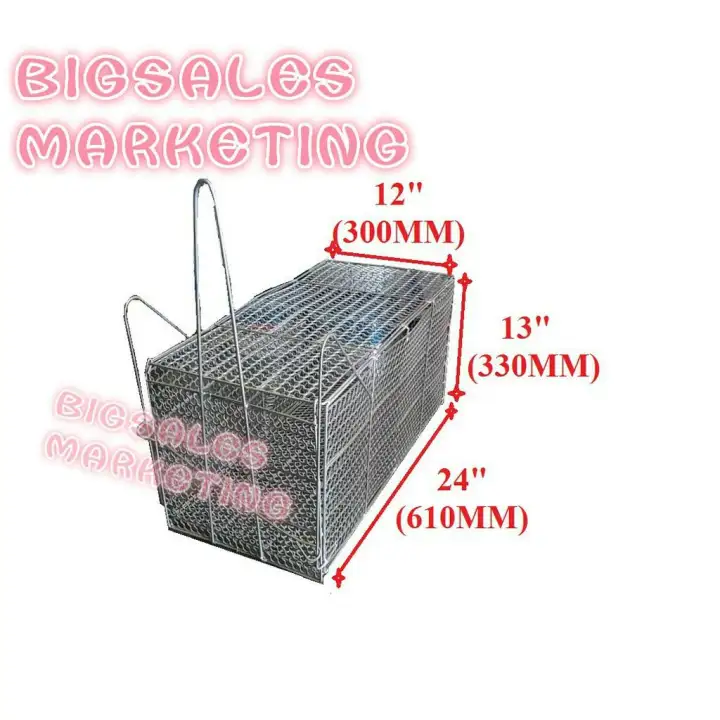 BIGSALES Fox,Cat,Weasel,Squirrel Trap Cage / Perangkap Tikus,Musang,Tupai,Kucing