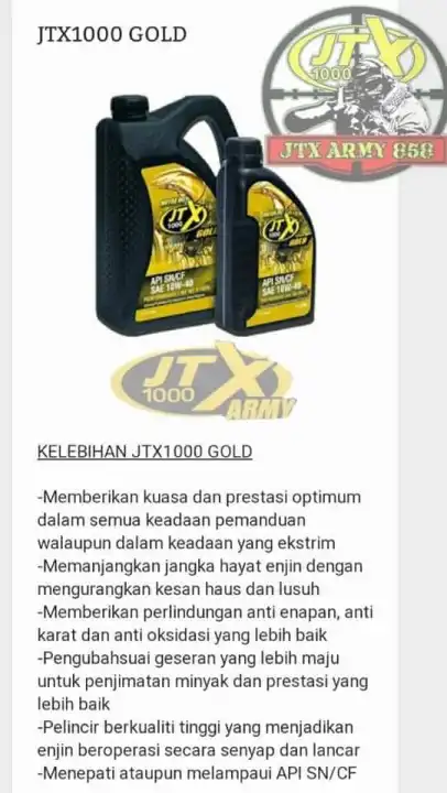 Minyak Hitam Jtx Terbaik Di Dunia Lazada
