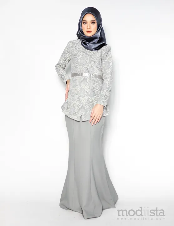 Solace Kurung Grey Lazada