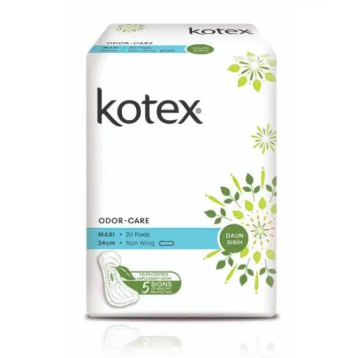 Kotex Odor Care Maxi Non Wing Daun Sirih 24cm 20 S Lowest Price Limited Stock Fast Delivery Lazada