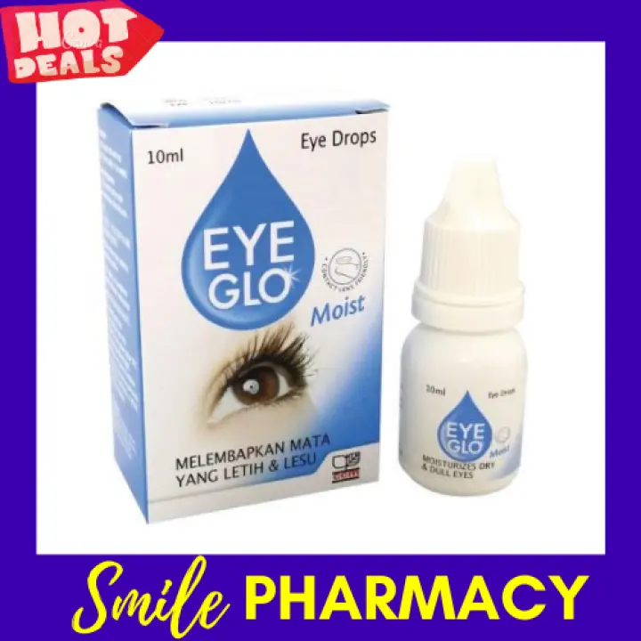 Eye Glo Moist Eye Drops 10ml Lazada