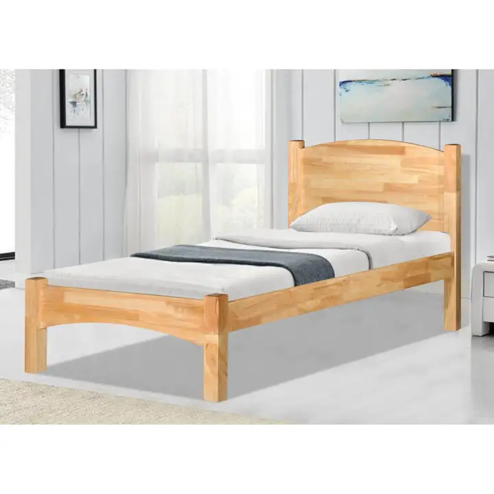 Solid Wooden Single Bed Frame, How To Make A Wooden Single Bed Frame