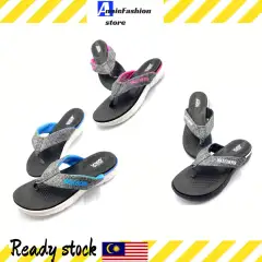 Selipar Tapak Tebal Tinggi Beach Sandals Lazada