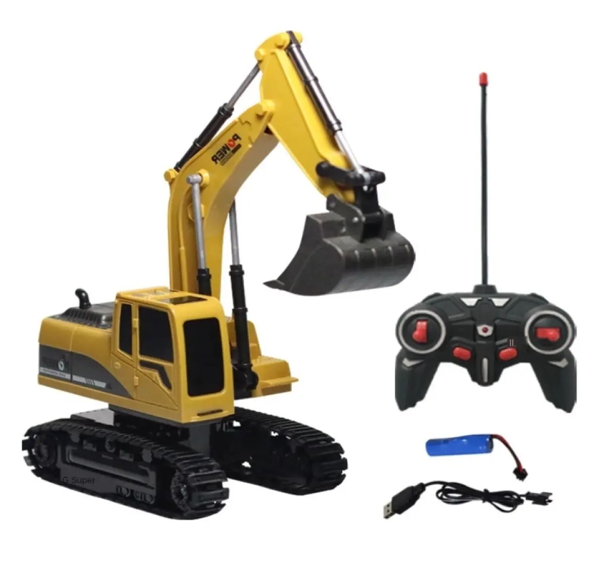 Malay Spot Toys Digger Excavator 1 24 Remote Control Four Wheel Drive Educational Toyremote Control Toys Music Led Best Gift For Children Local Store Fast Deliver In Malaysia Lazada
