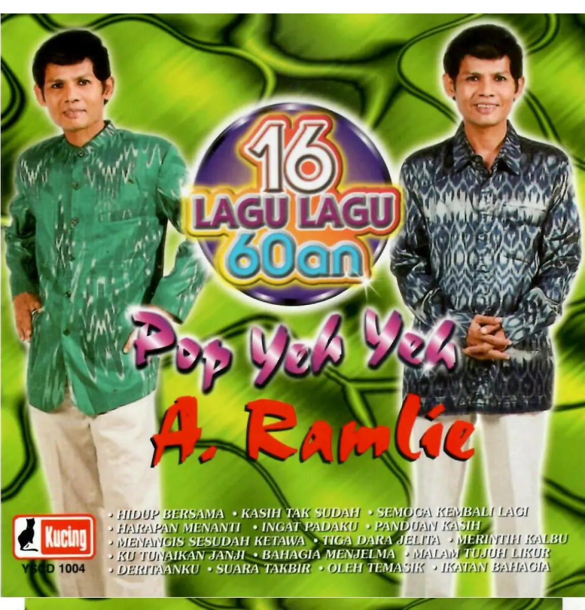 16 Lagu Lagu 60an Pop Yeh Yeh A Ramlie Cd Lazada
