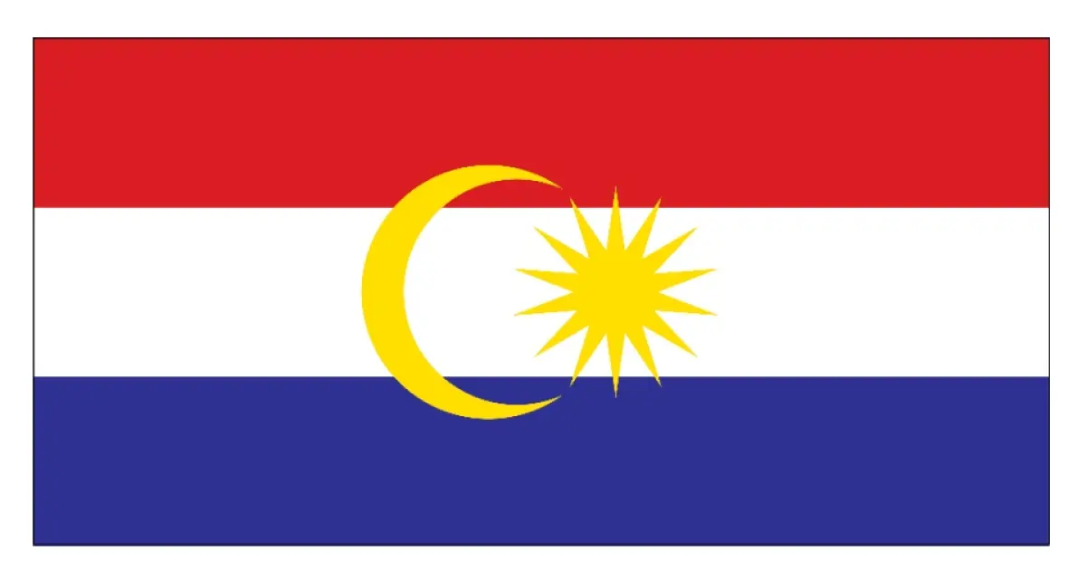 Wilayah Persekutuan Labuan Flag Standard Size 90cm X 180cm 3ft X 6ft With Premium Quality Material Polymesh Star Light Flag Lazada