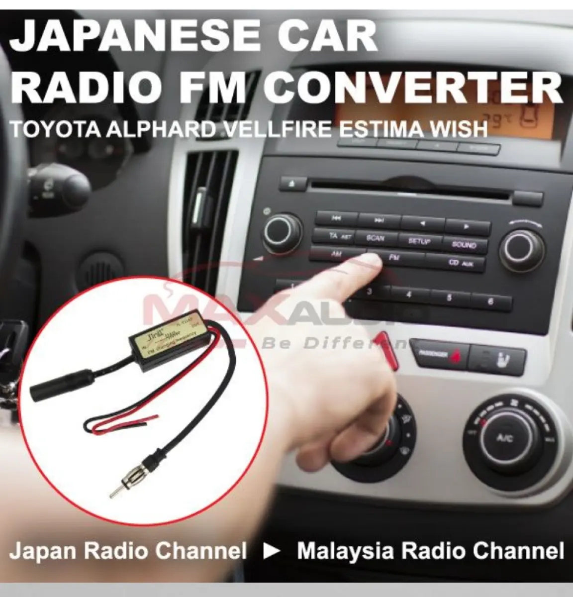 Free Clearance Toyota Alphard Vellfire Estima Wish Japanese Import Car Radio Fm Frequency Converter Antenna Module Lazada