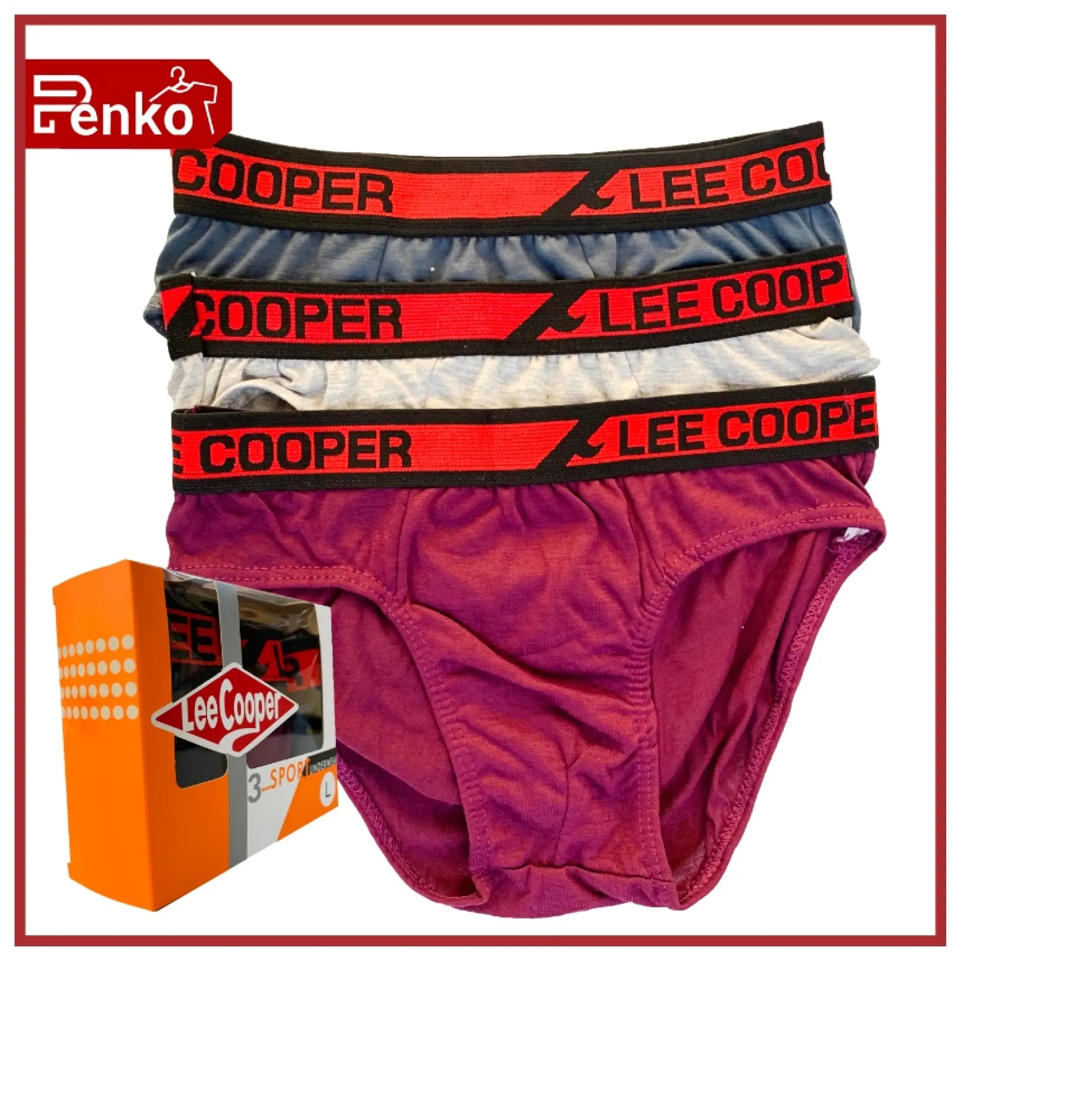 Men Boxer Spender Box Seluar Dalam Lelaki 3 In 1 Murah Lee Cooper Lazada