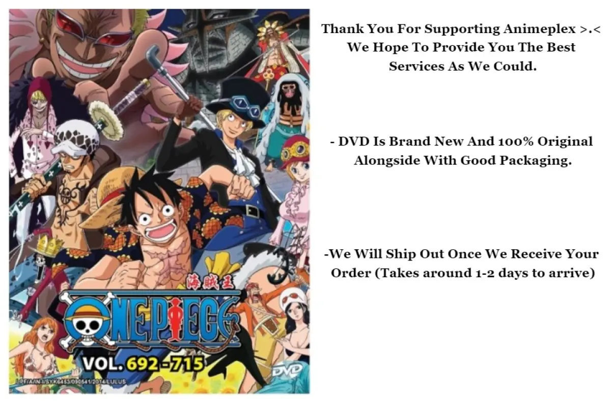 One Piece Box Vol 692 715 Anime Dvd Free Keychains Lazada One Piece Box Vol 692 715 Anime Dvd Free Keychains Lazada