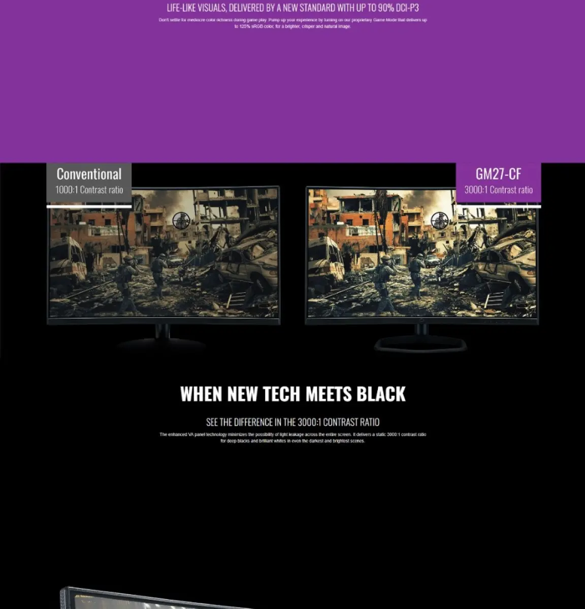 Cooler Master Gm27 Cf 165hz Curved Gaming Monitor Lazada