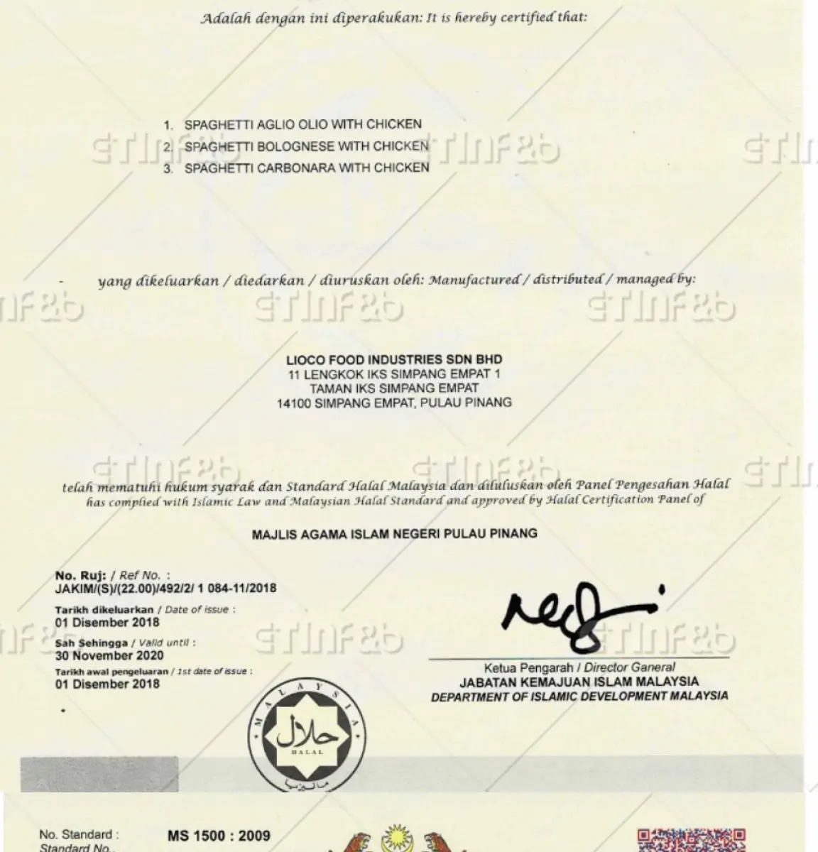 Master Pasto ✅ HALAL 🔴3 In 1 COMBO🔴 LIOCO FOOD Master Pasto Convenient  Pack 3 Minutes Cook [READY STOCK]