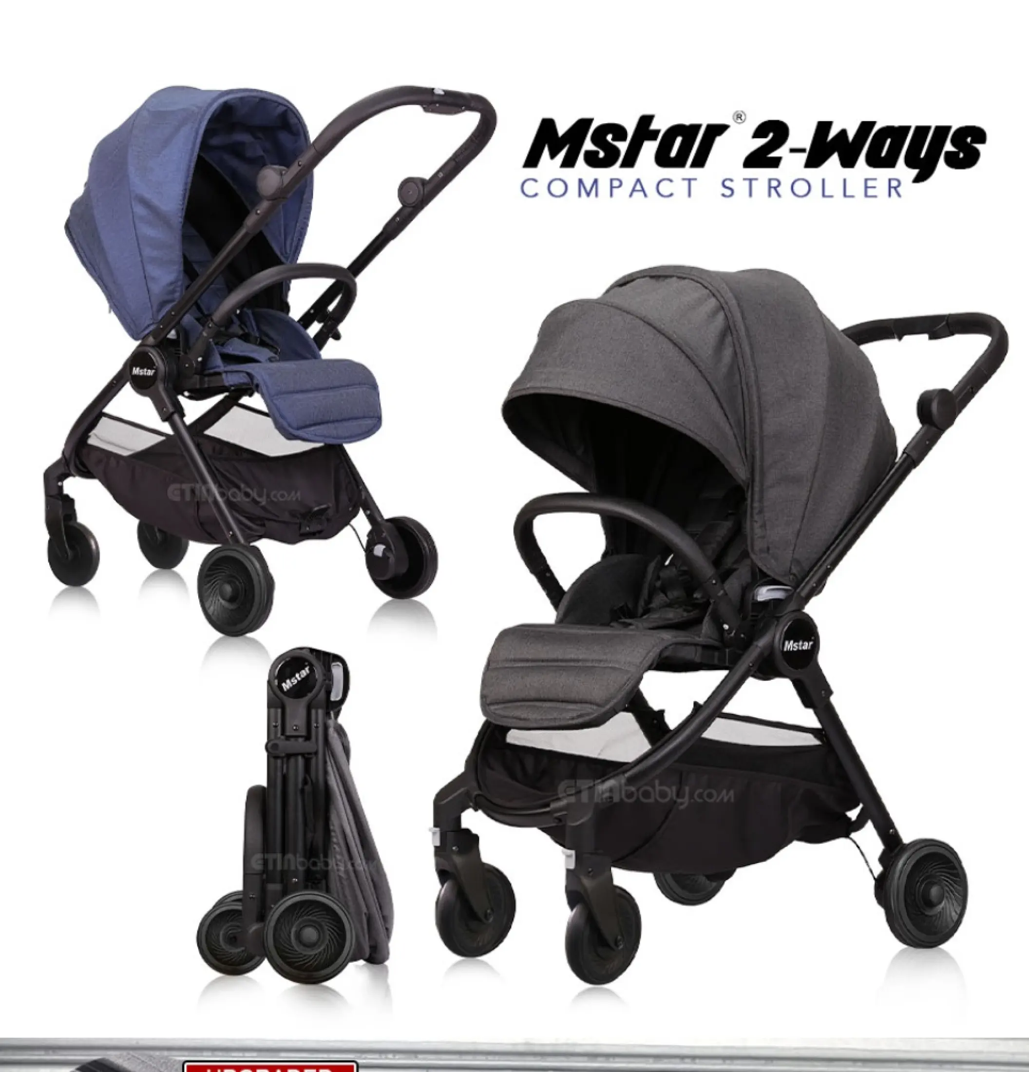 2 way baby stroller