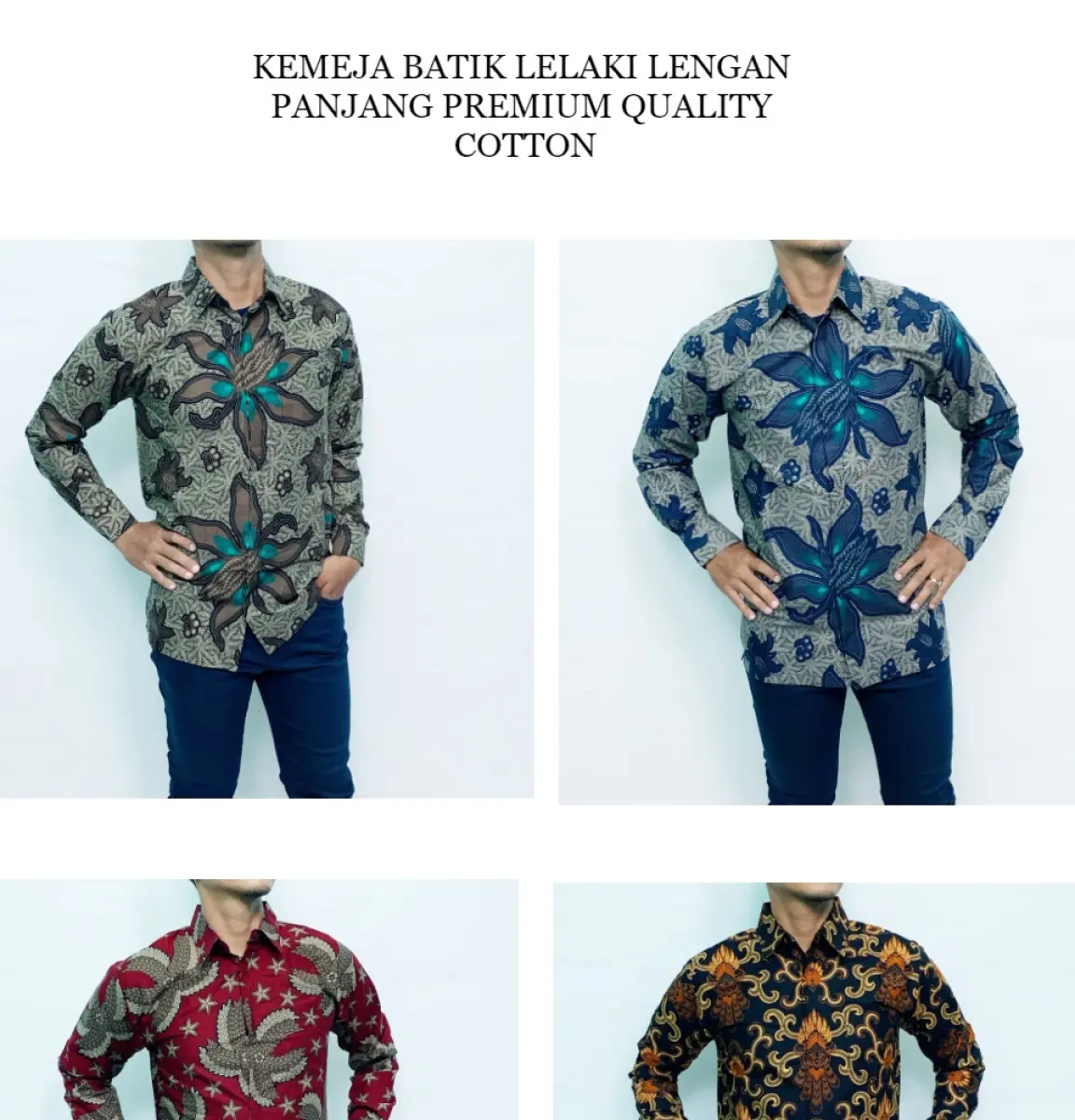 Affordable Kemeja Batik Panjang For Sale Men S Fashion Carousell Malaysia