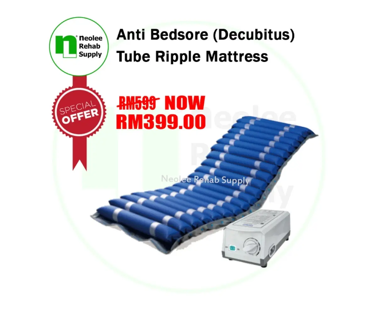 Anti Decubitus Bedsore Tube Ripple Mattress Lazada