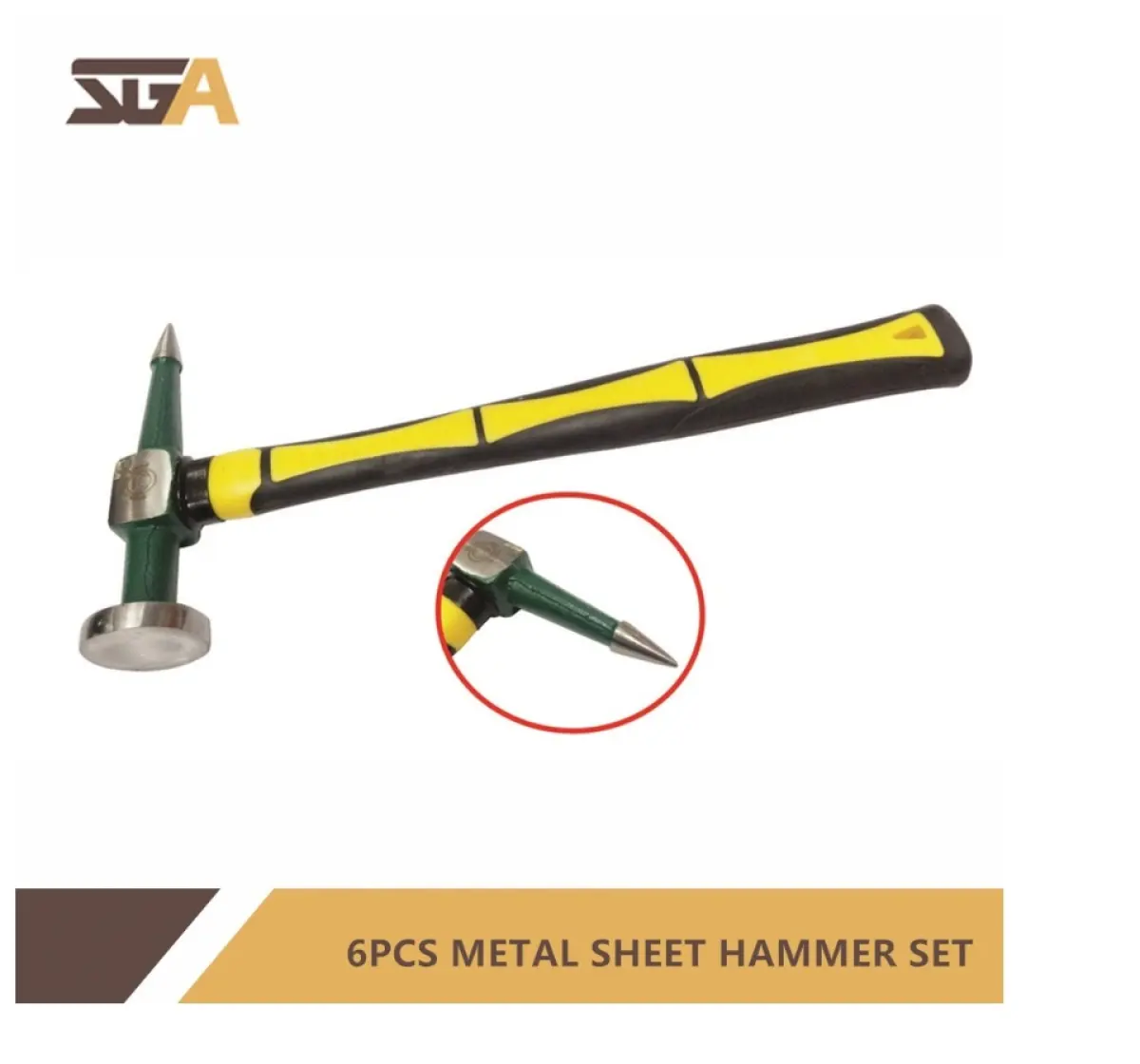 SENSUI 6PCS finishing sheet metal hammer set CAR BODY Auto Body 