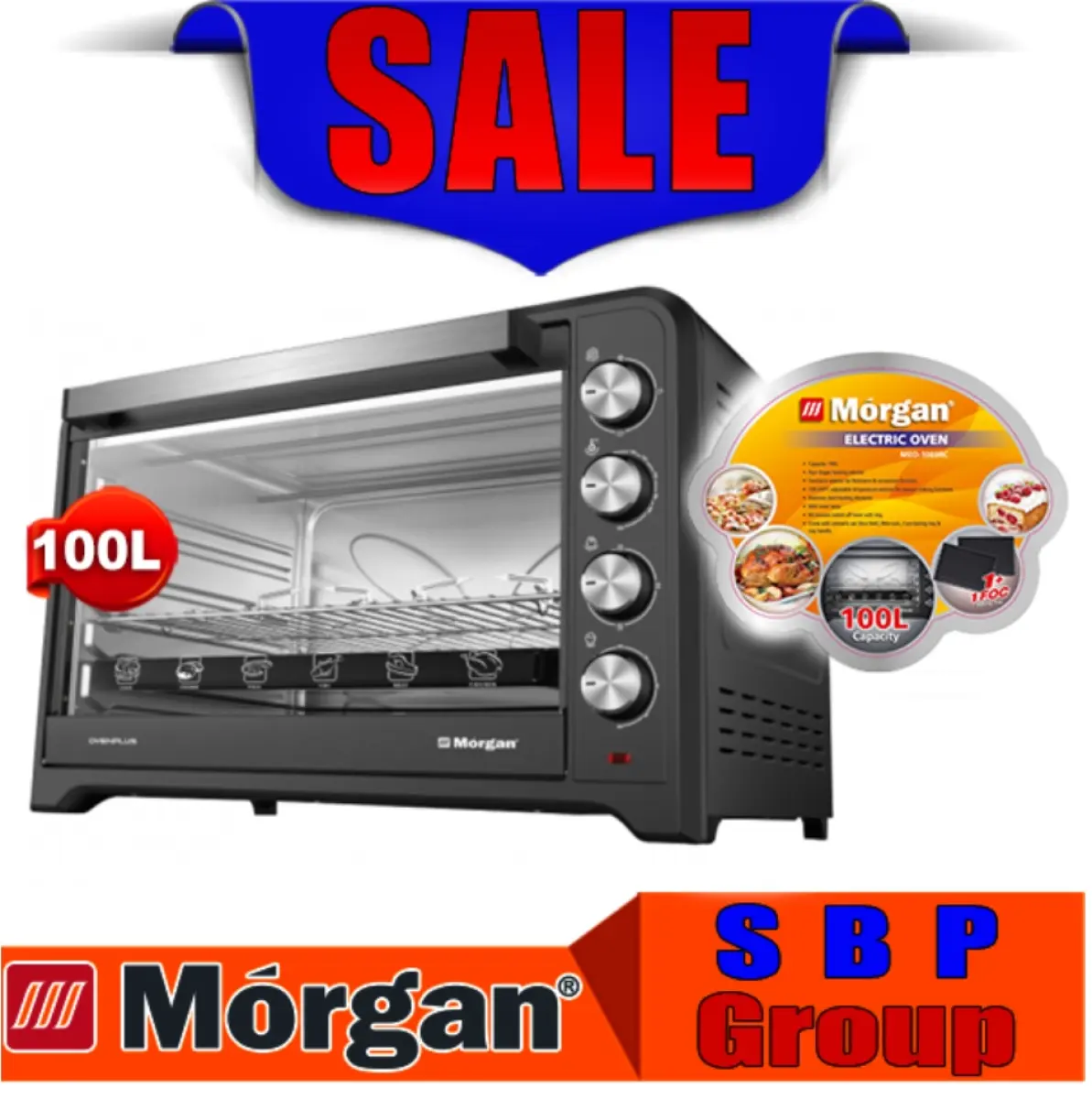 Morgan Electric Oven Mor1003rc Lazada
